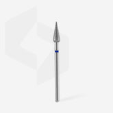 Frez diamentowy grusza ostra niebieska EXPERT średnica 4 mm / część robocza 12 mm